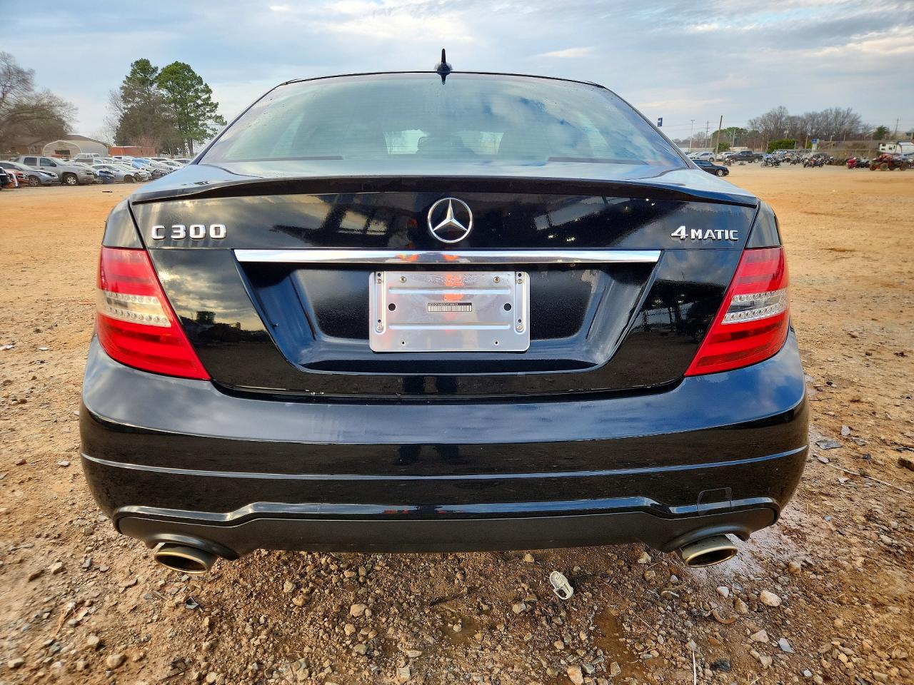 2014 Mercedes-benz C 300 4matic Black vin: WDDGF8AB0EA910413