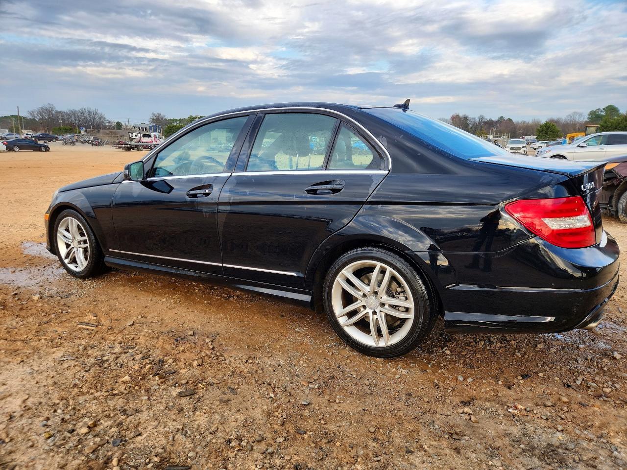 2014 Mercedes-benz C 300 4matic Black vin: WDDGF8AB0EA910413