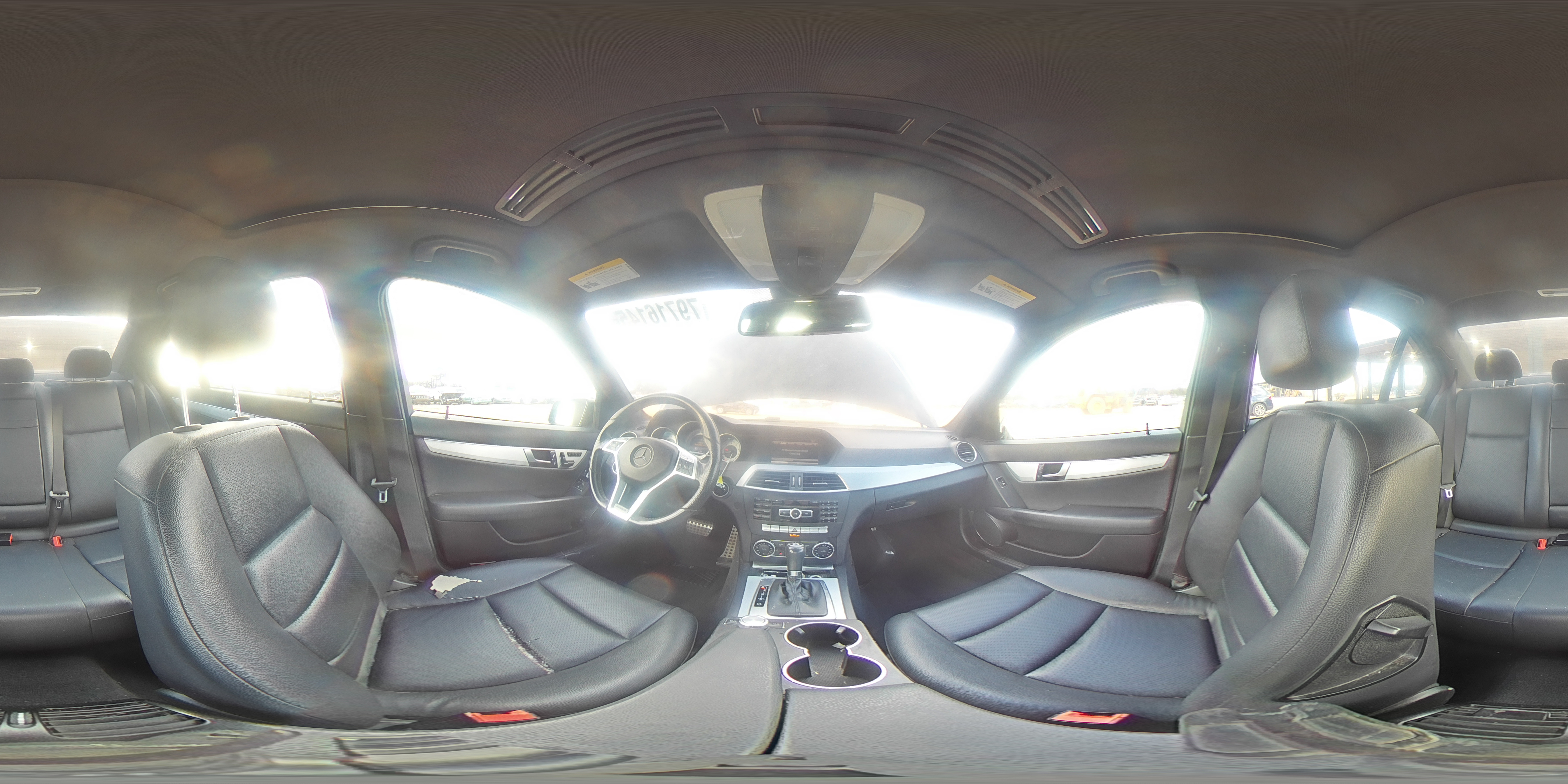 2014 Mercedes-benz C 300 4matic Black vin: WDDGF8AB0EA910413