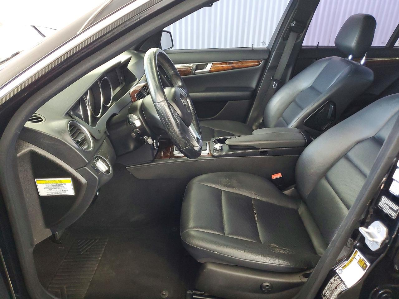 2014 Mercedes-benz C 300 4matic Черный vin: WDDGF8AB0EG223235