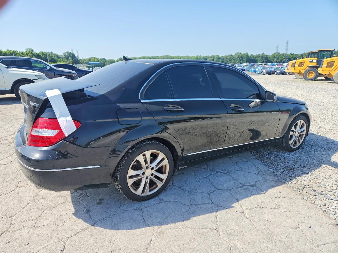 2014 Mercedes-benz C 300 4matic Black vin: WDDGF8AB0EG251021