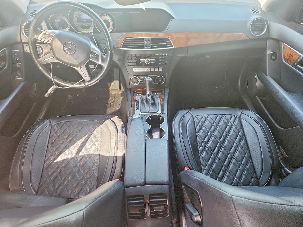 2014 Mercedes-benz C 300 4matic Black vin: WDDGF8AB0EG251021