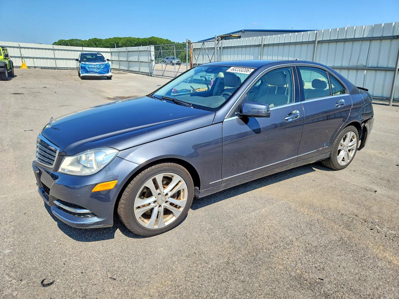 2014 Mercedes-benz C 300 4matic Gray vin: WDDGF8AB0ER305910