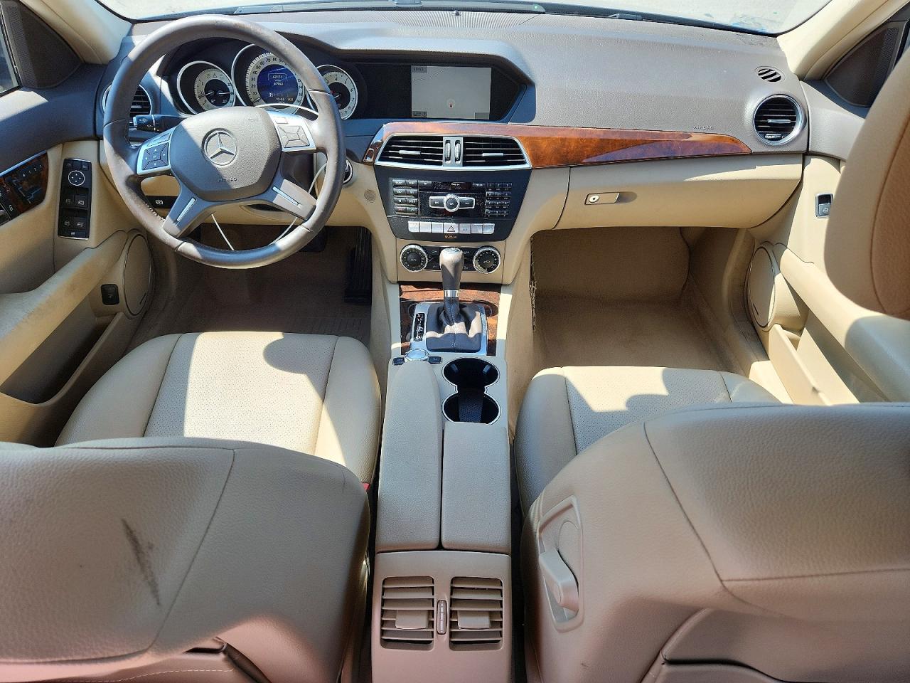 2014 Mercedes-benz C 300 4matic Gray vin: WDDGF8AB0ER305910