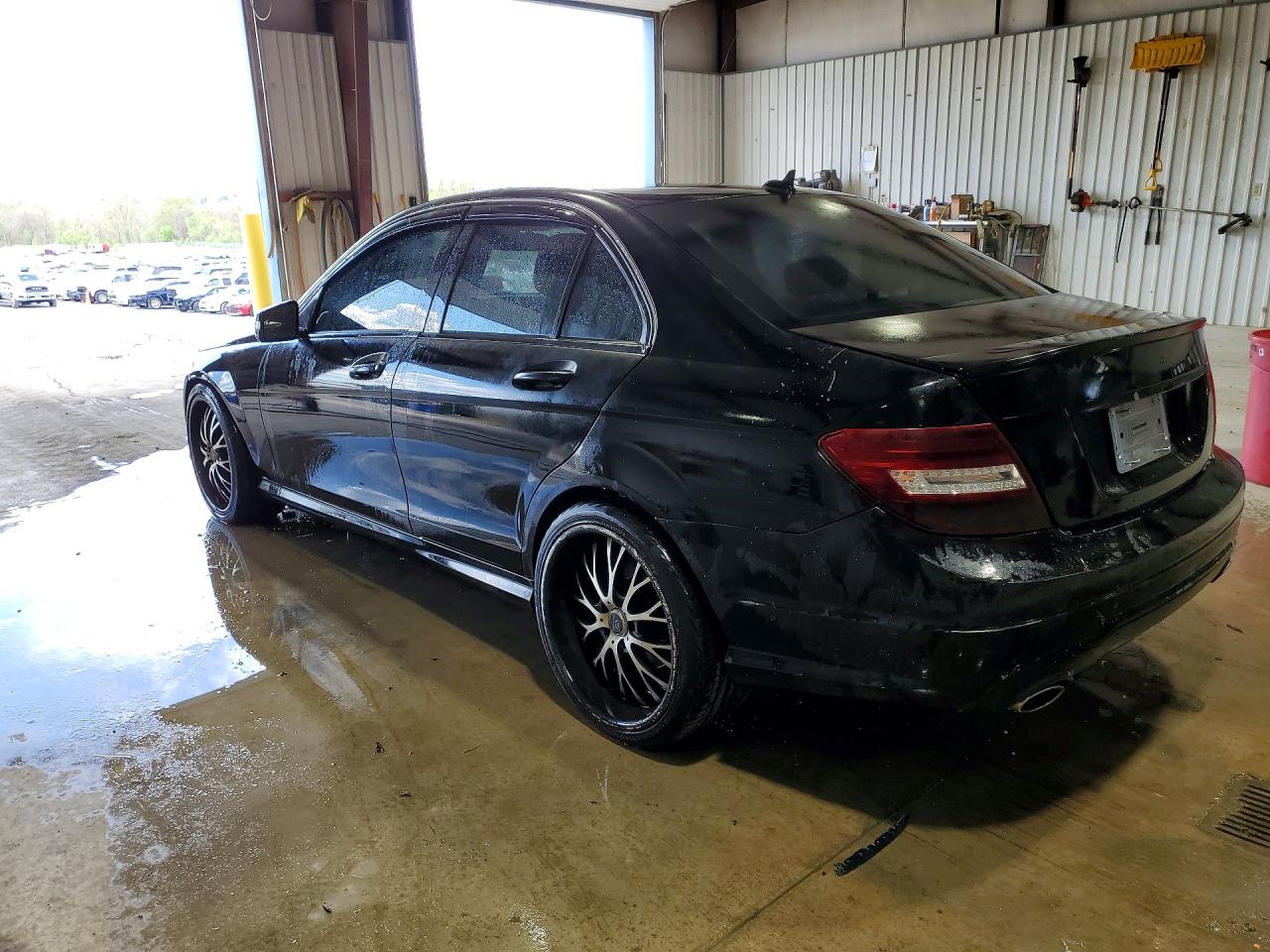 2014 Mercedes-benz C 300 4matic Black vin: WDDGF8AB0ER317362