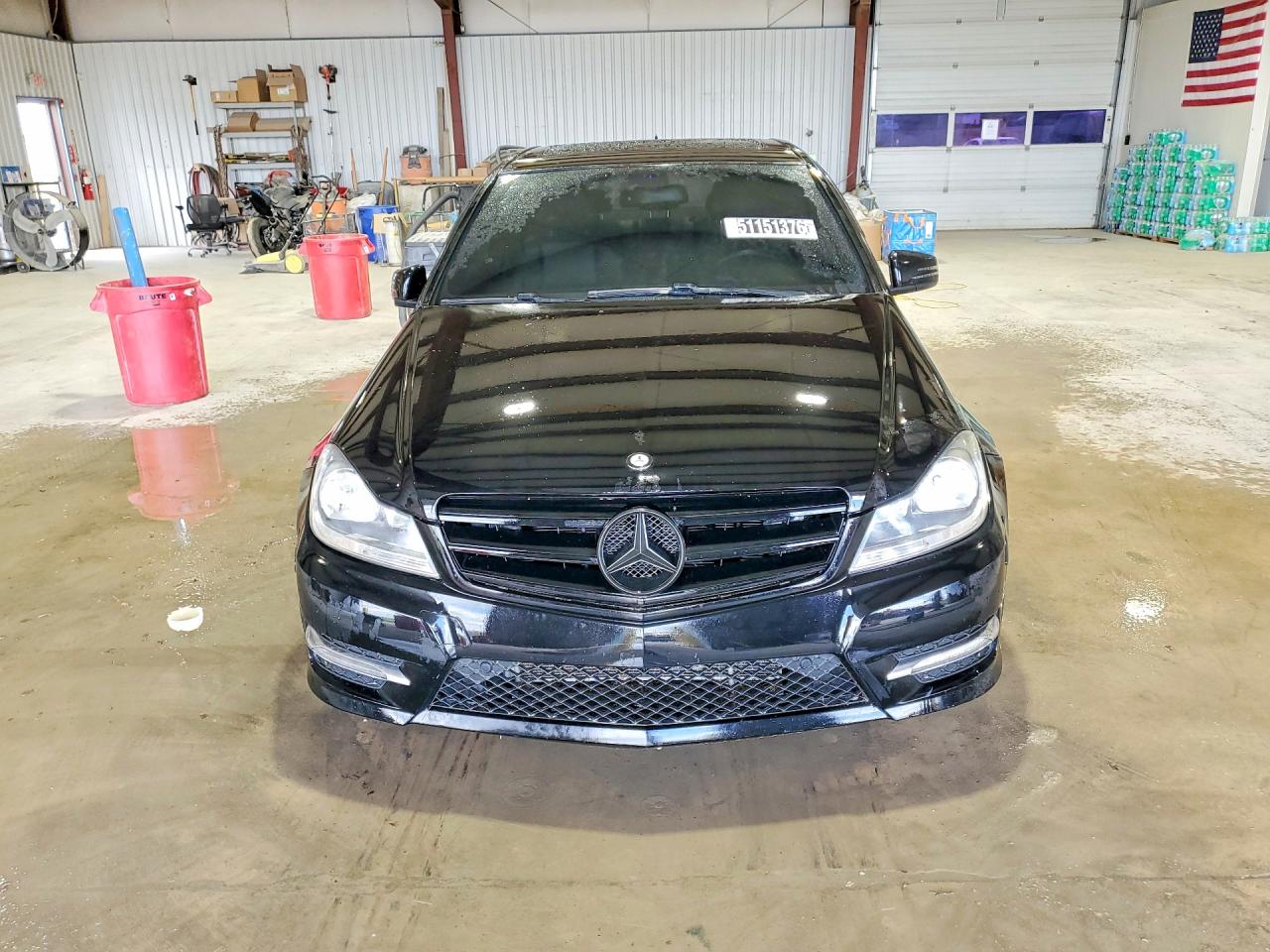 2014 Mercedes-benz C 300 4matic Black vin: WDDGF8AB0ER317362