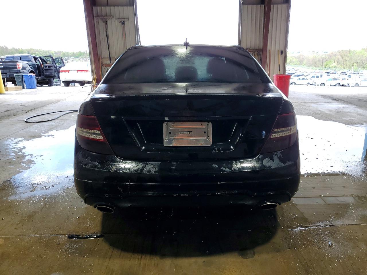 2014 Mercedes-benz C 300 4matic Black vin: WDDGF8AB0ER317362