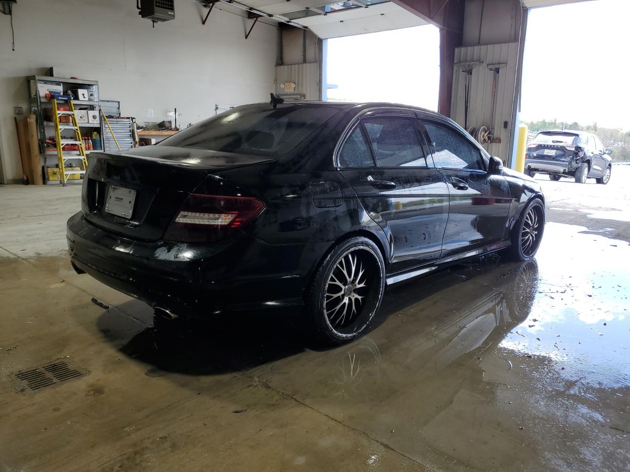 2014 Mercedes-benz C 300 4matic Black vin: WDDGF8AB0ER317362 Damage: Rear Bumper, Heavy Scratch, > 12 Inches