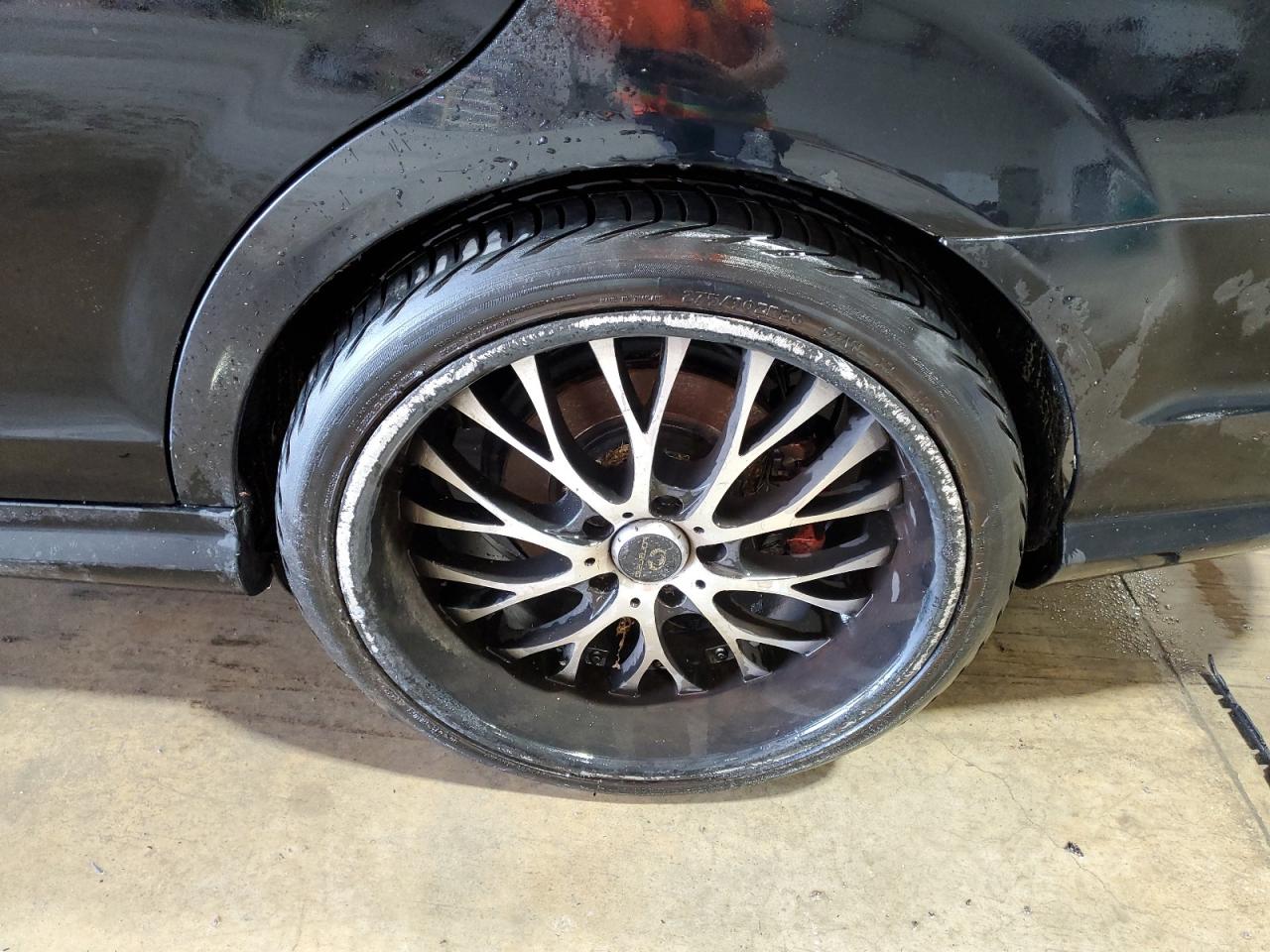 2014 Mercedes-benz C 300 4matic Black vin: WDDGF8AB0ER317362 Damage: Left Rear Wheel, Curb Rash, > 12 Inches