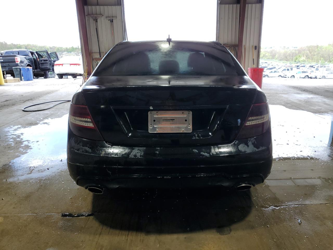 2014 Mercedes-benz C 300 4matic Black vin: WDDGF8AB0ER317362 Damage: Deck Lid, Dent(S) W/ Paint Dmg, 3 To 4 Inches