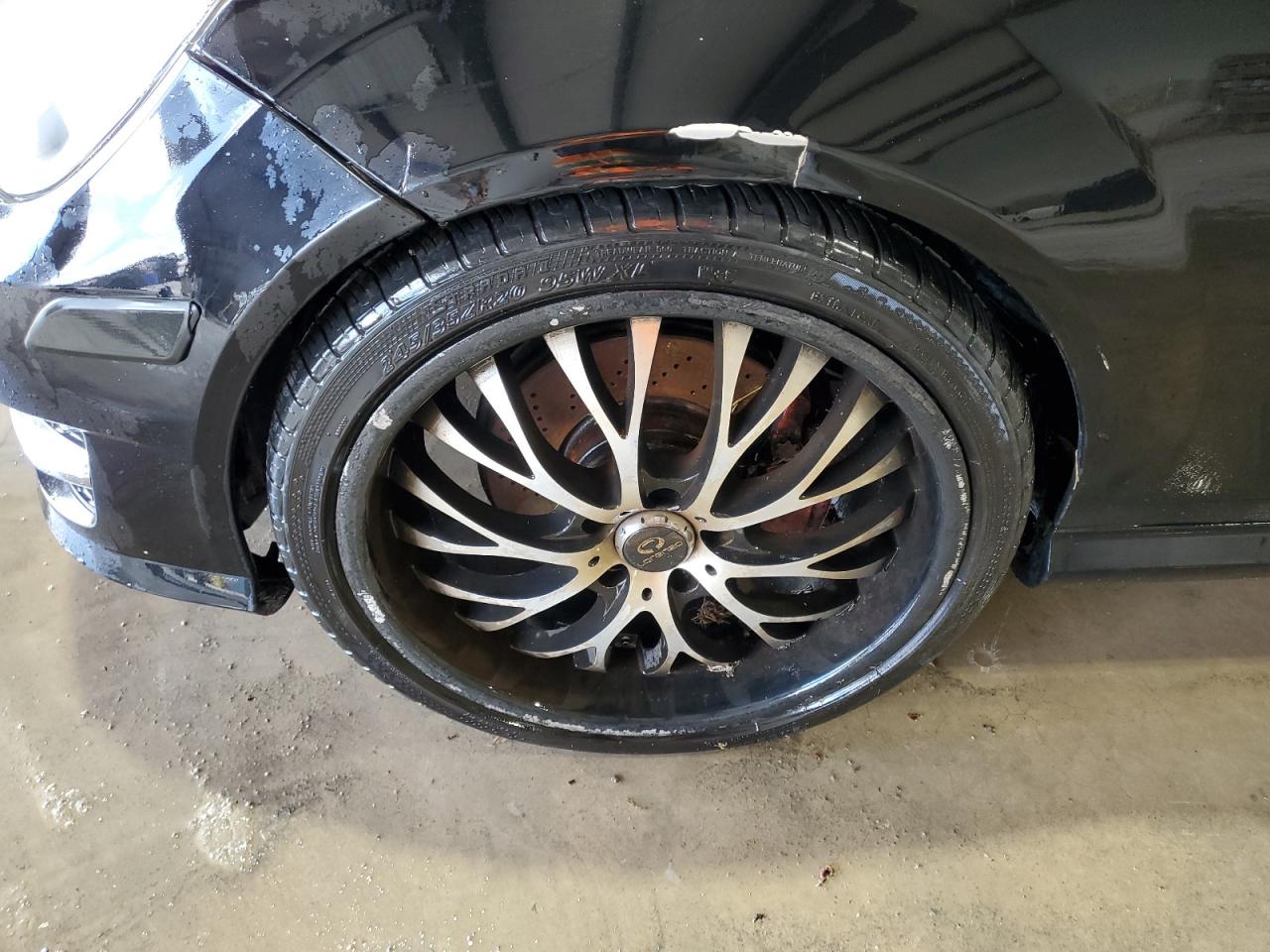 2014 Mercedes-benz C 300 4matic Black vin: WDDGF8AB0ER317362 Damage: Left Front Wheel, Curb Rash, > 12 Inches