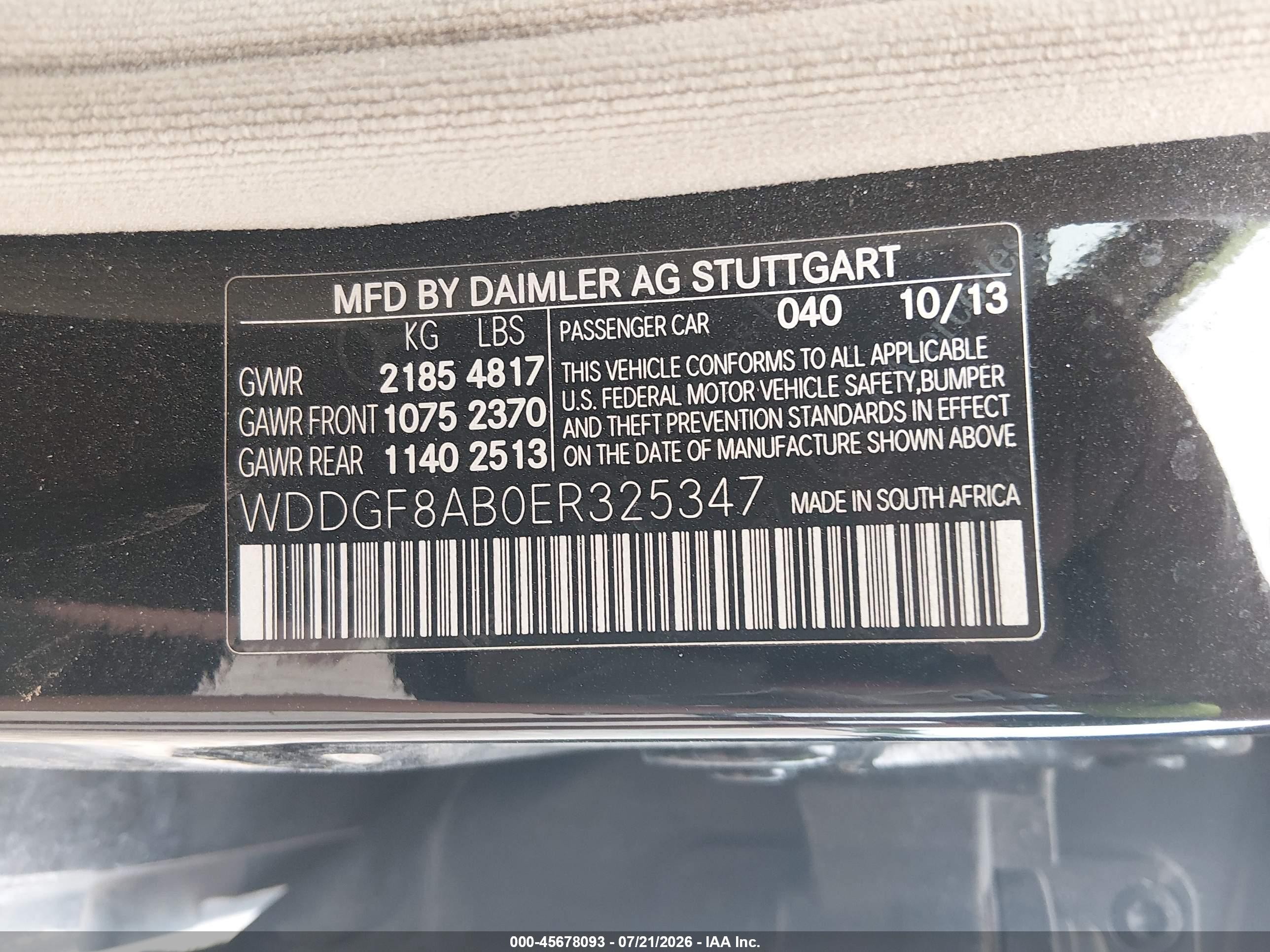 2014 Mercedes-benz C 300 Sport 4matic Черный vin: WDDGF8AB0ER325347