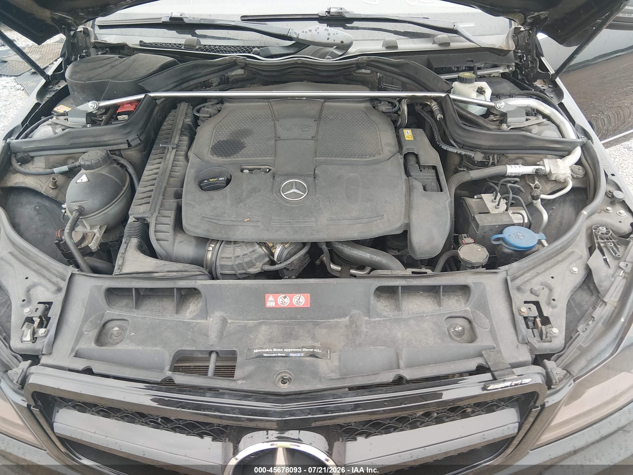 2014 Mercedes-benz C 300 Sport 4matic Черный vin: WDDGF8AB0ER325347