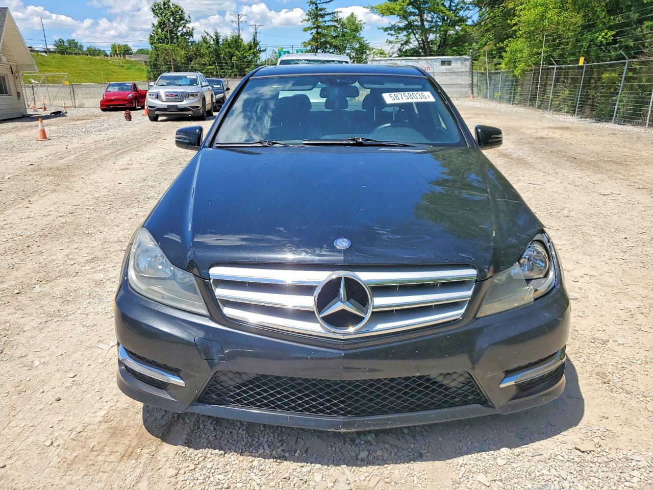 2013 Mercedes-benz C 300 4matic Black vin: WDDGF8AB1DA759595