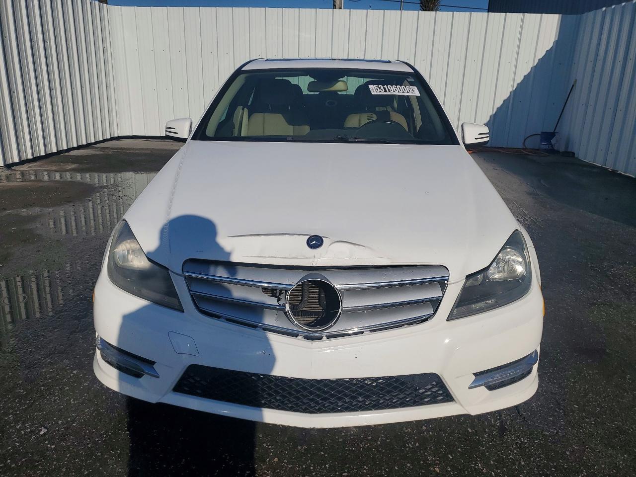 2013 Mercedes-benz C 300 4matic White vin: WDDGF8AB1DA814109