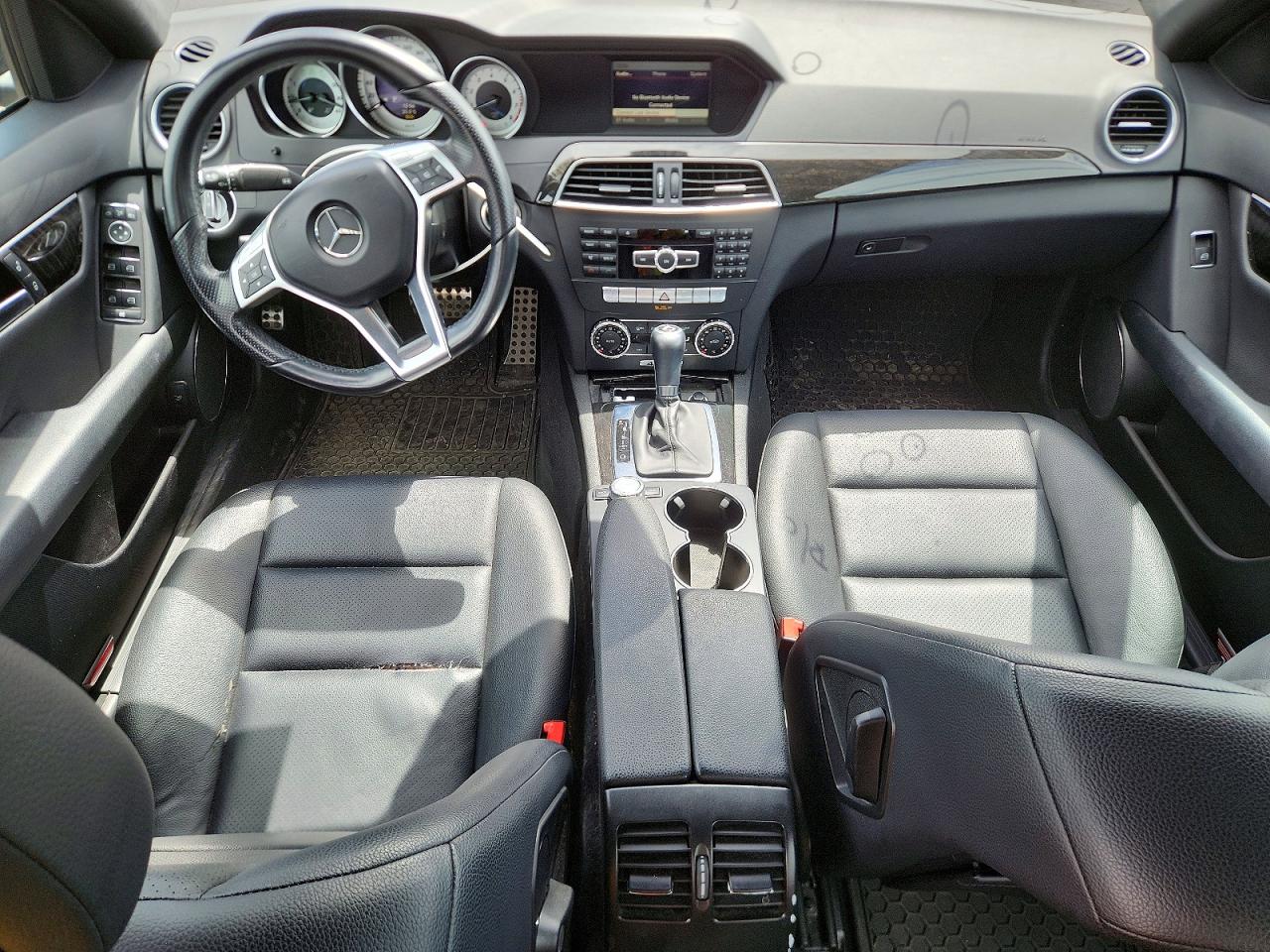 2013 Mercedes-benz C 300 4matic Black vin: WDDGF8AB1DA869319