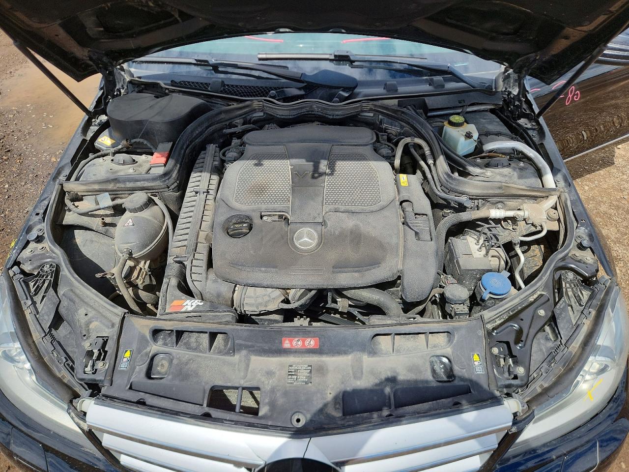 2013 Mercedes-benz C 300 4matic Black vin: WDDGF8AB1DA869319