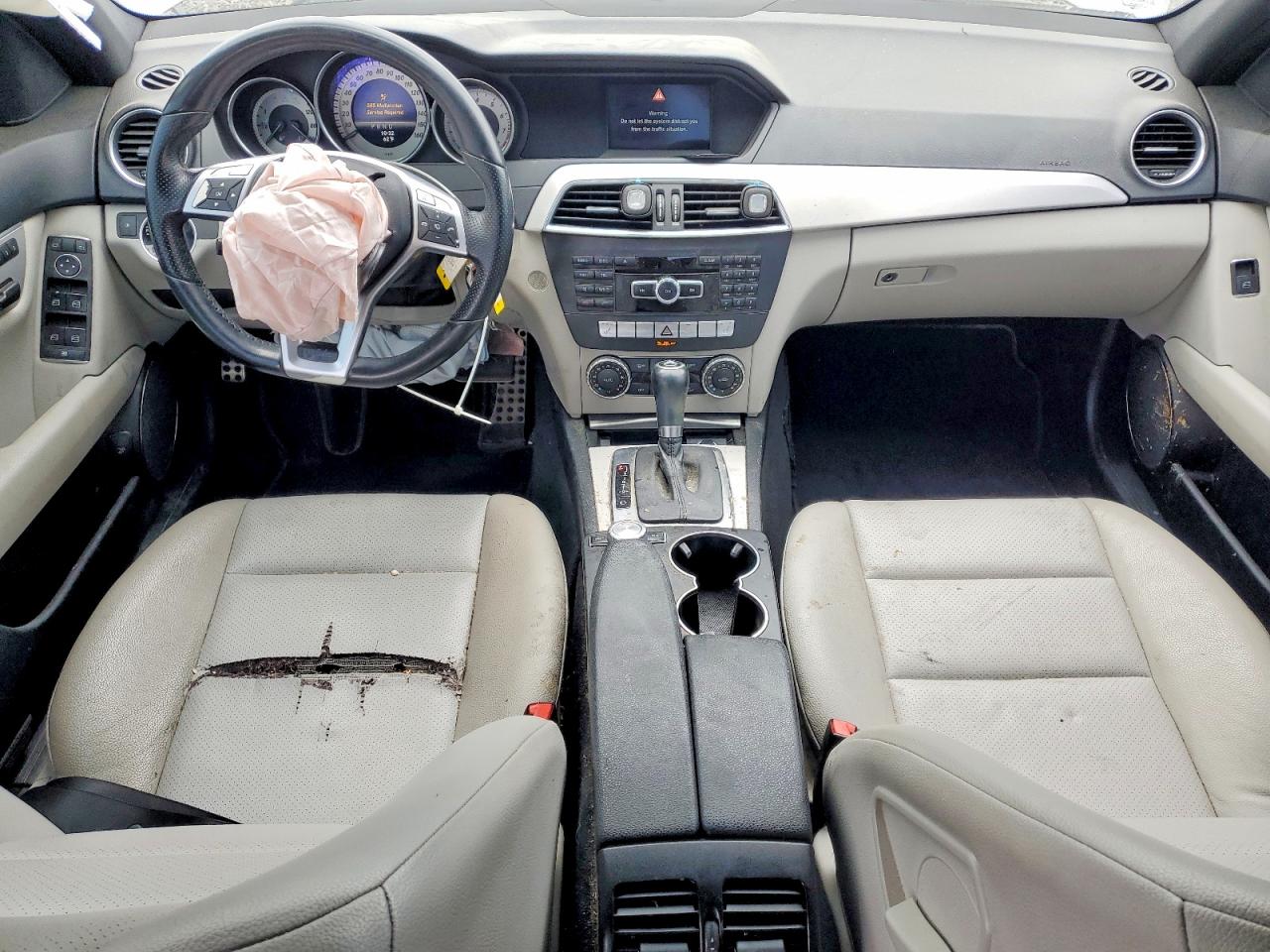 2013 Mercedes-benz C 300 4matic Silver vin: WDDGF8AB1DG081542