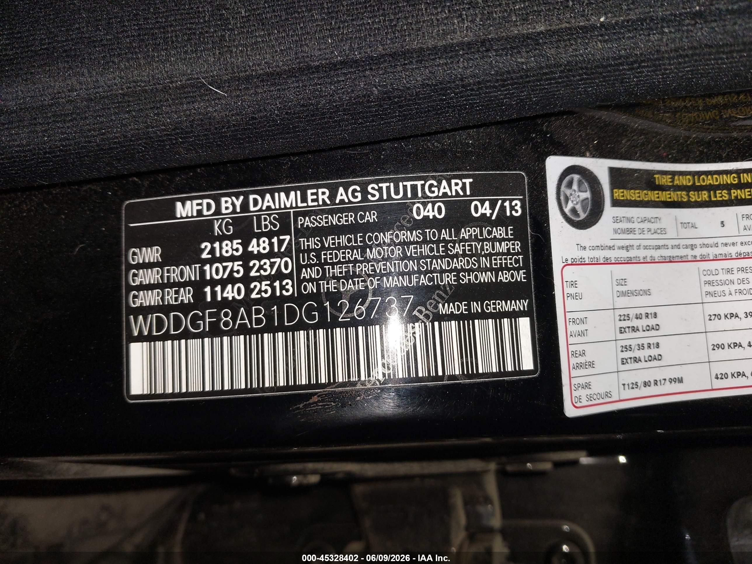 2013 Mercedes-benz C 300 Sport 4matic Black vin: WDDGF8AB1DG126737