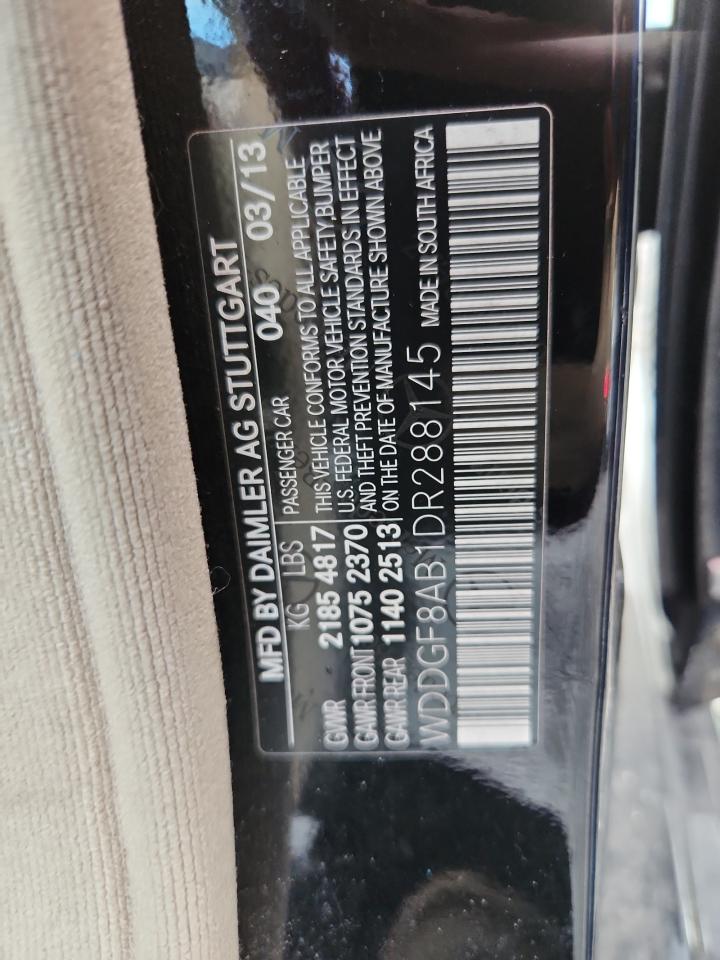 2013 Mercedes-benz C 300 4matic Black vin: WDDGF8AB1DR288145