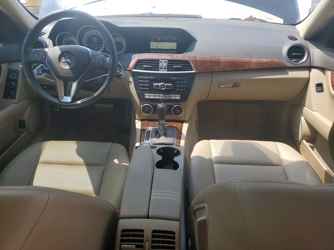 2014 Mercedes-benz C 300 4matic Blue vin: WDDGF8AB1EA891709