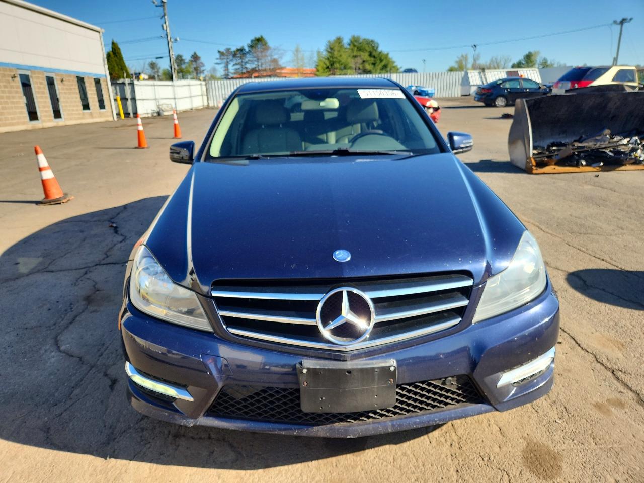 2014 Mercedes-benz C 300 4matic Blue vin: WDDGF8AB1EA907682