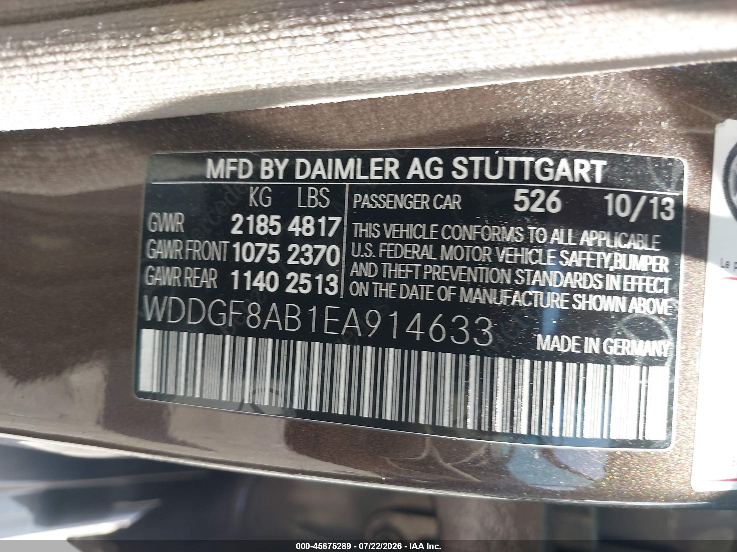 2014 Mercedes-benz C 300 Sport 4matic Brown vin: WDDGF8AB1EA914633