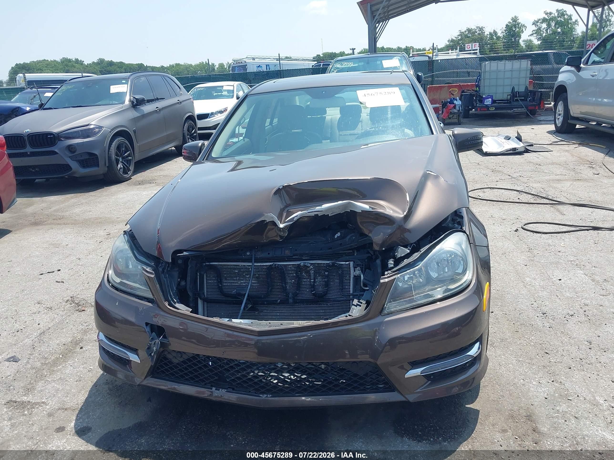 2014 Mercedes-benz C 300 Sport 4matic Brown vin: WDDGF8AB1EA914633