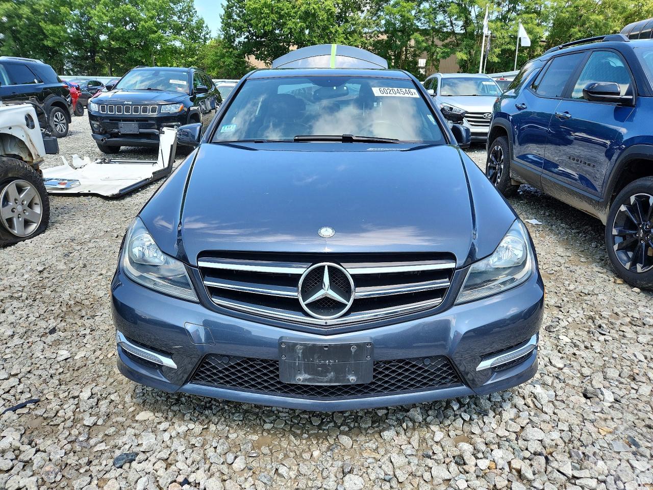 2014 Mercedes-benz C 300 4matic Gray vin: WDDGF8AB1EA931786