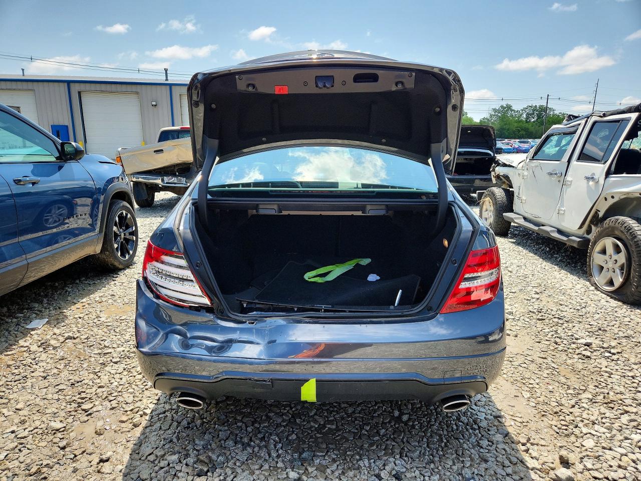 2014 Mercedes-benz C 300 4matic Gray vin: WDDGF8AB1EA931786