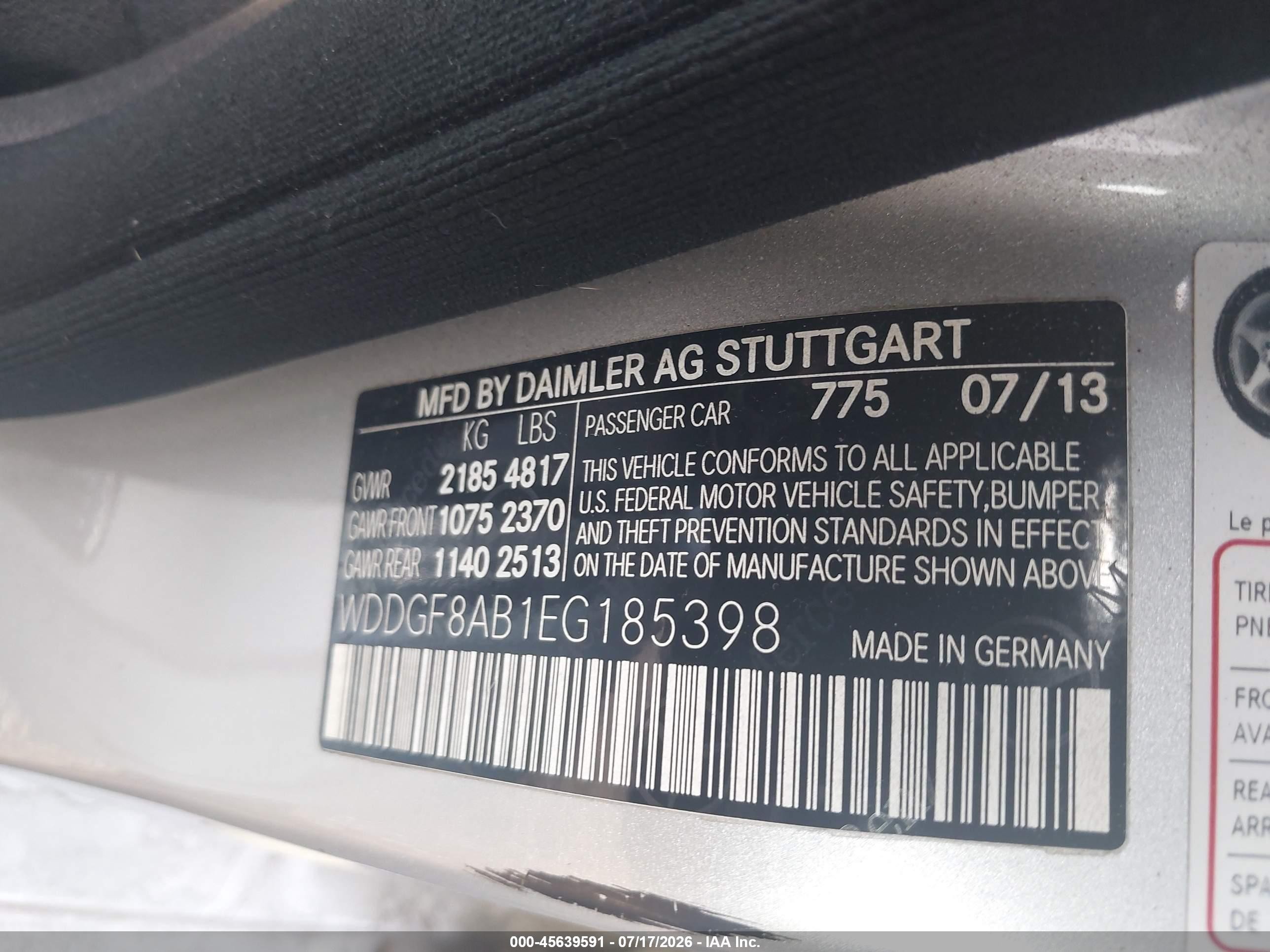 2014 Mercedes-benz C 300 Sport 4matic Silver vin: WDDGF8AB1EG185398