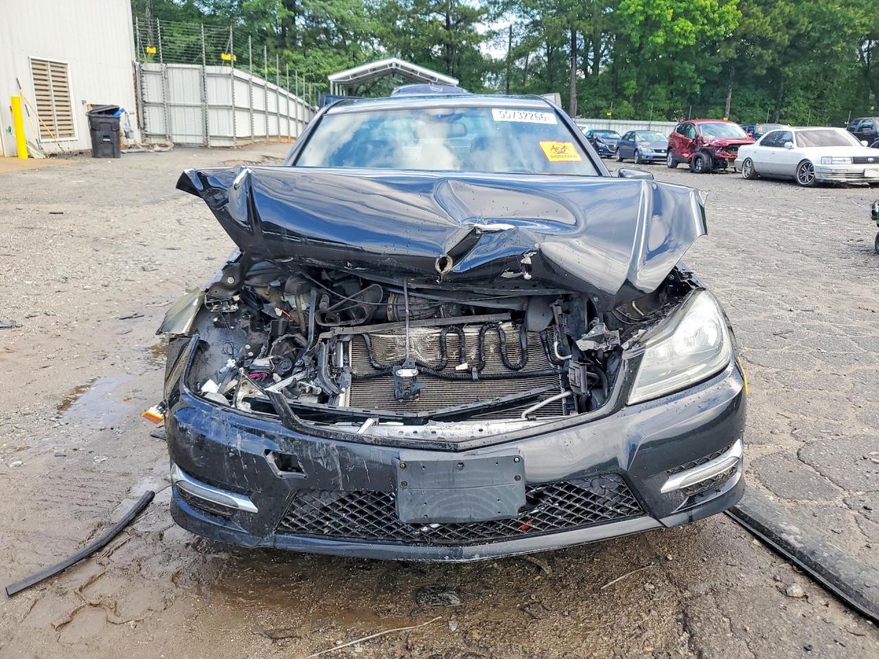 2014 Mercedes-benz C 300 4matic Black vin: WDDGF8AB1EG208078