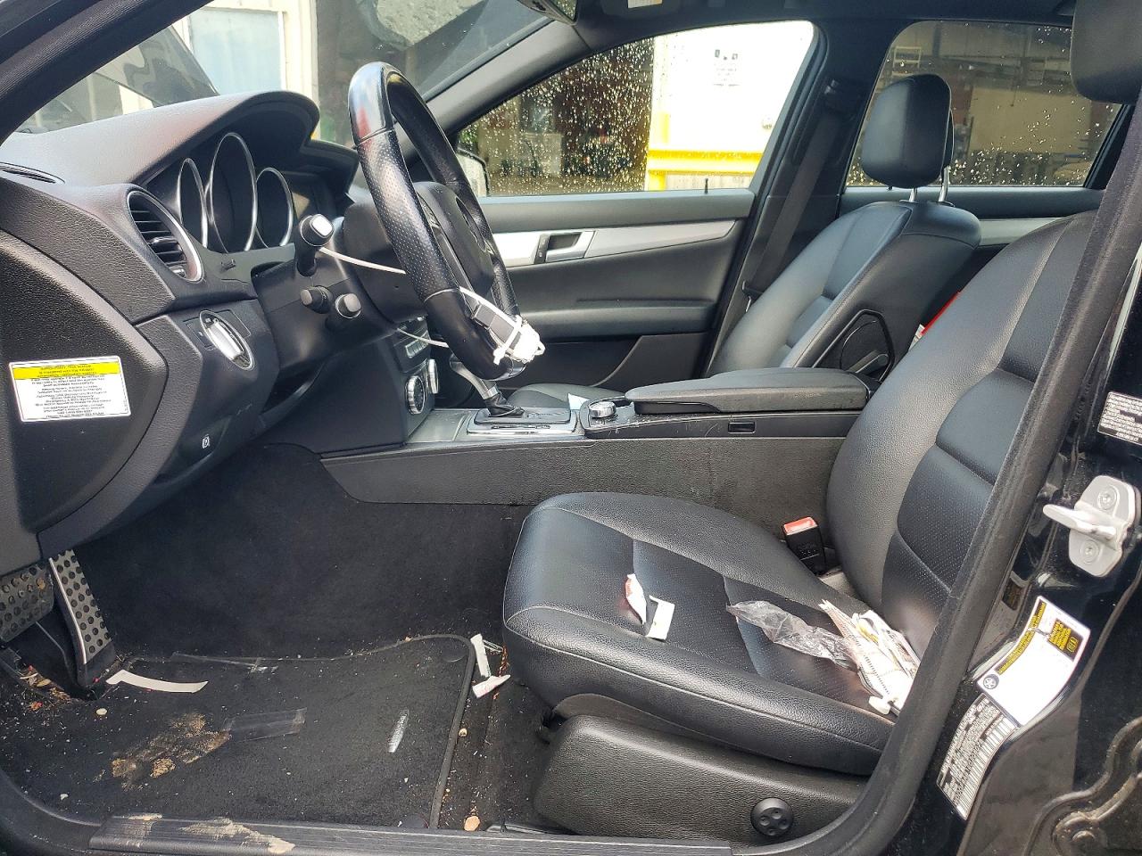 2014 Mercedes-benz C 300 4matic Black vin: WDDGF8AB1EG208078