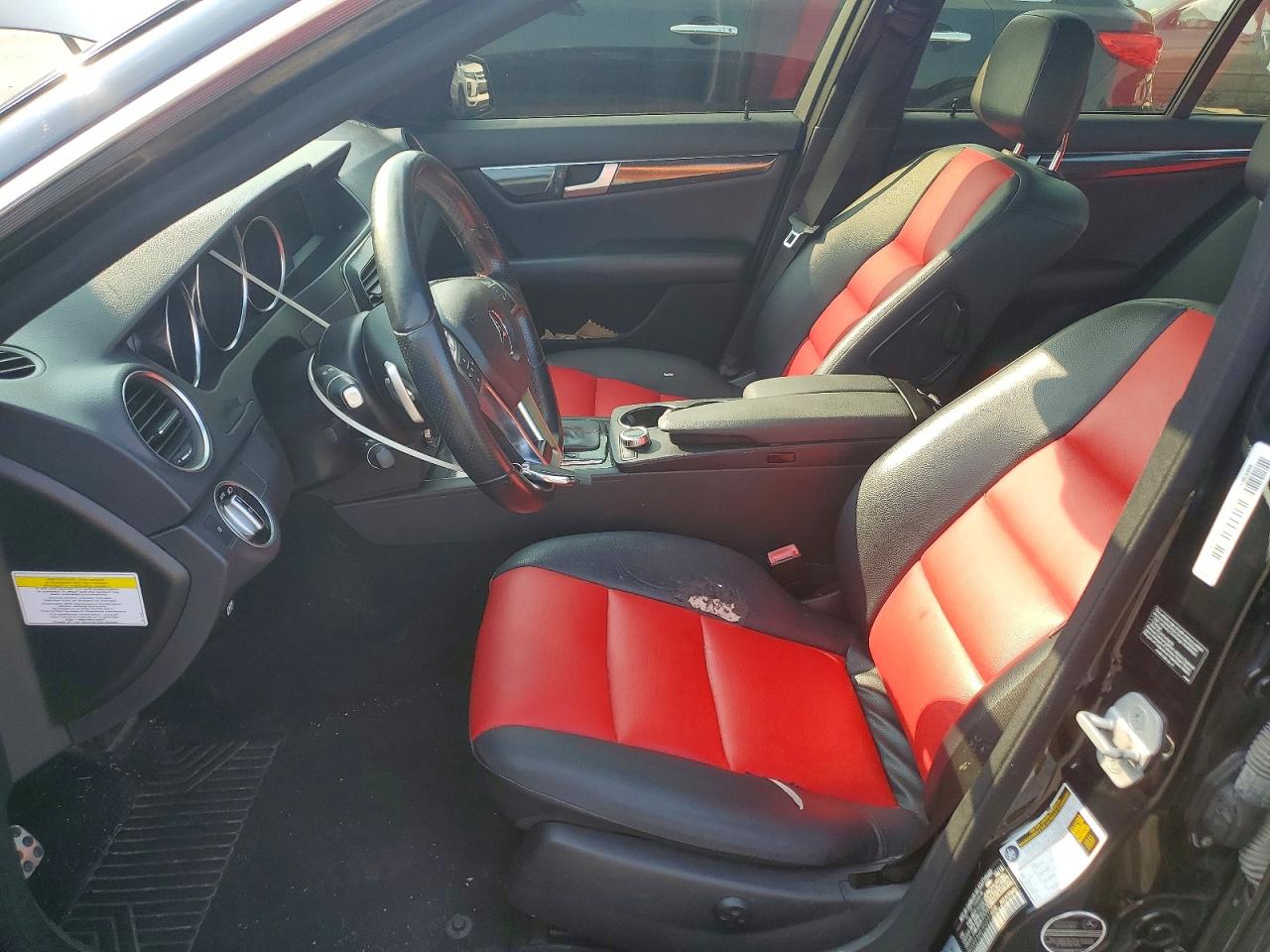 2014 Mercedes-benz C 300 4matic Black vin: WDDGF8AB1EG231604