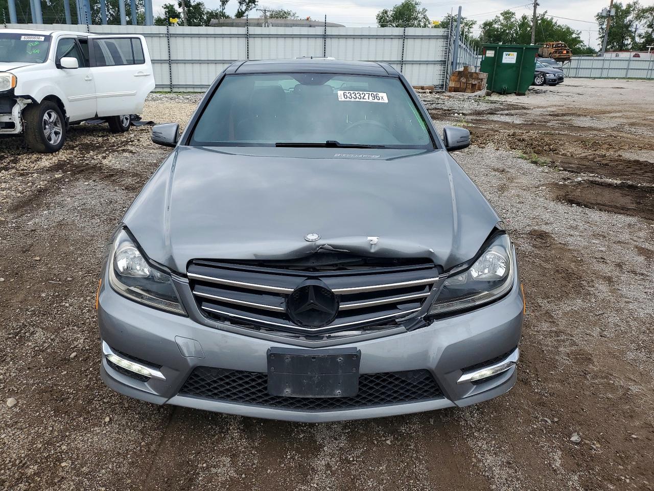 2014 Mercedes-benz C 300 4matic Gray vin: WDDGF8AB1ER319167