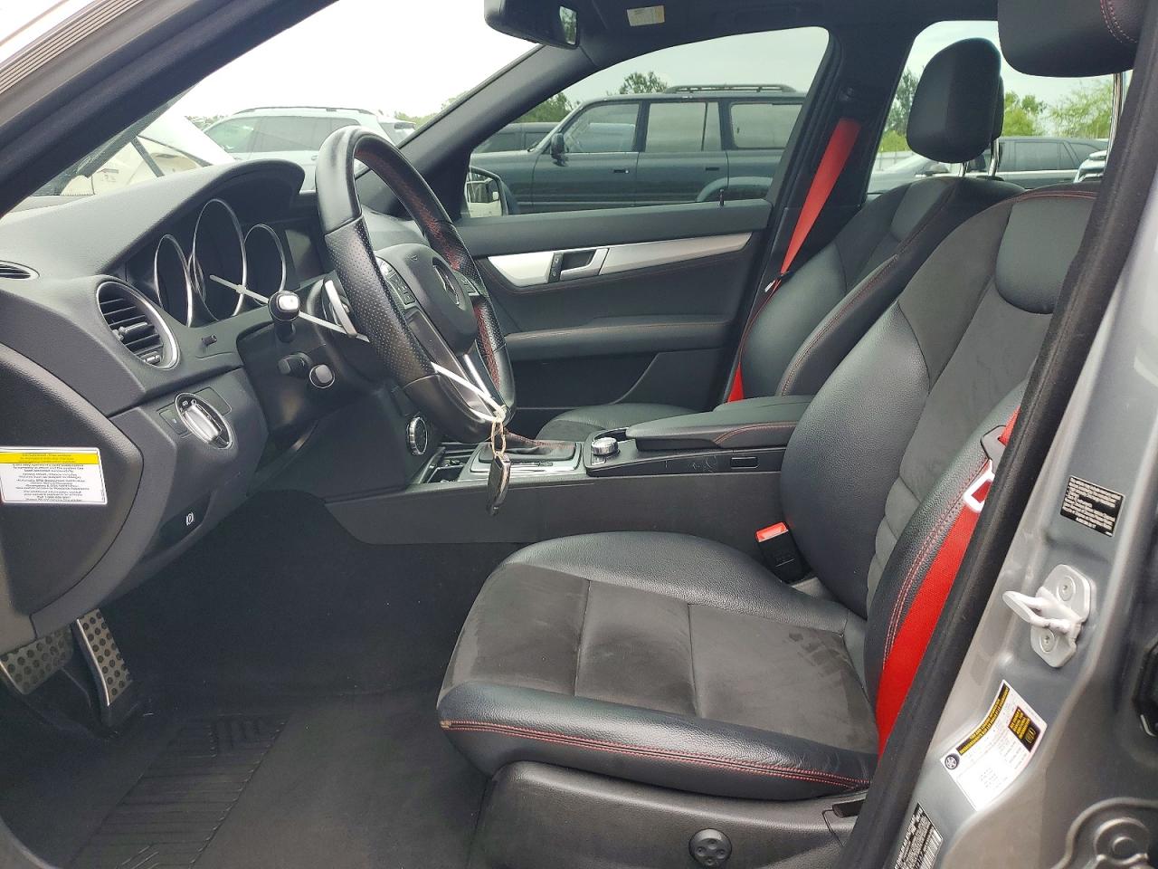 2014 Mercedes-benz C 300 4matic Gray vin: WDDGF8AB1ER319167