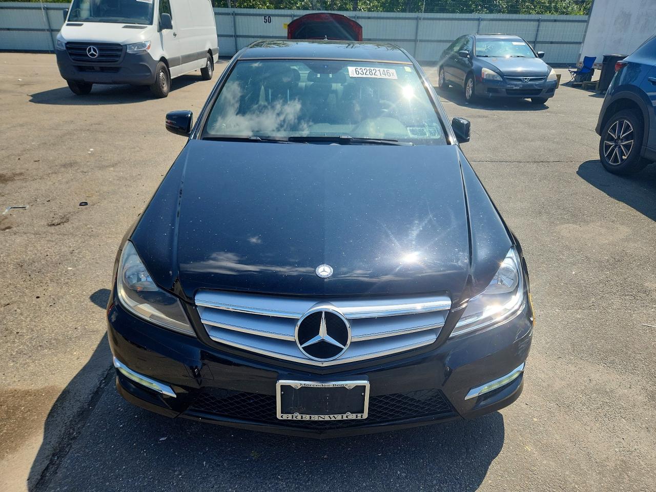 2013 Mercedes-benz C 300 4matic Black vin: WDDGF8AB2DA837589