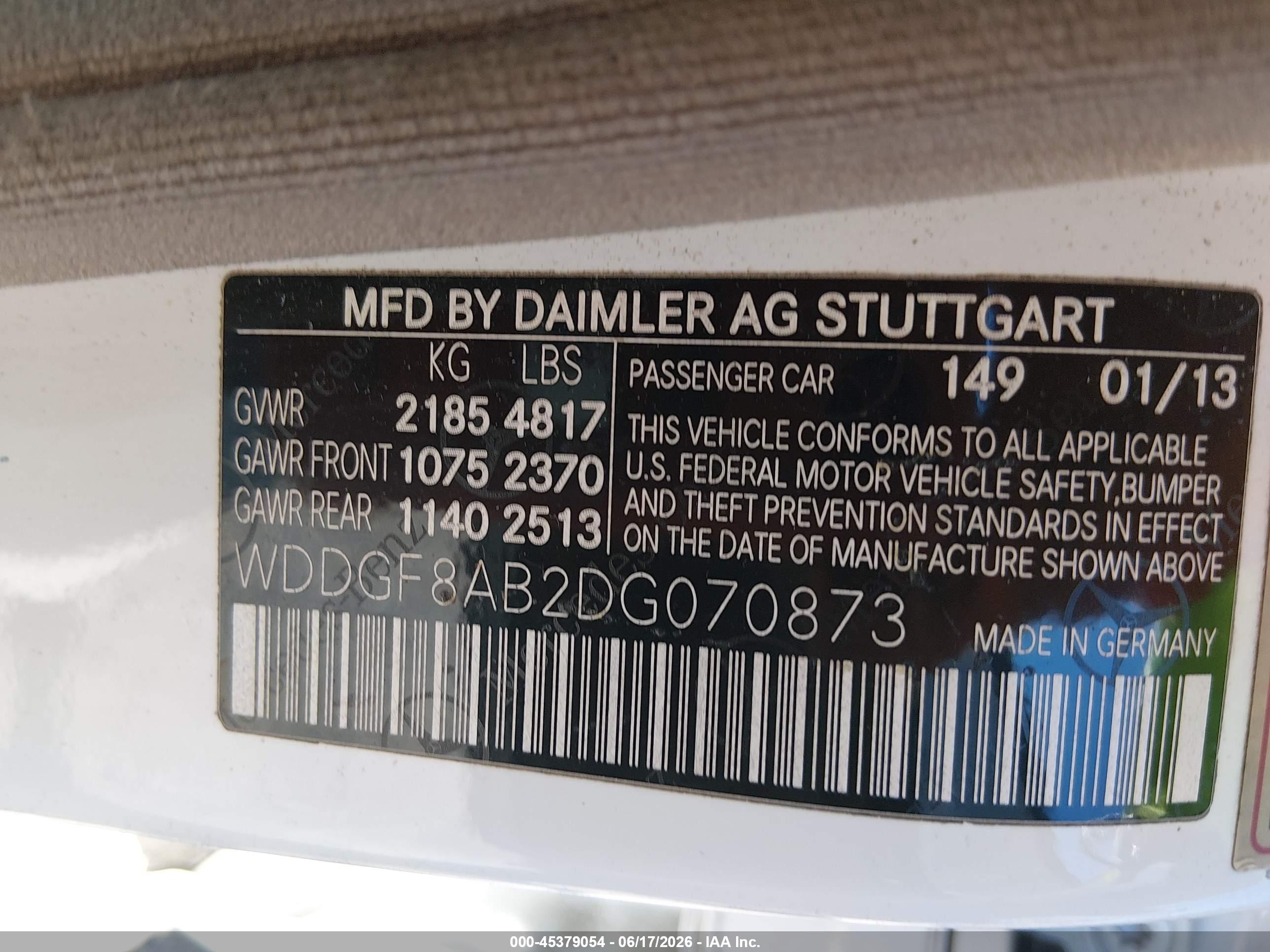 2013 Mercedes-benz C 300 Sport 4matic White vin: WDDGF8AB2DG070873