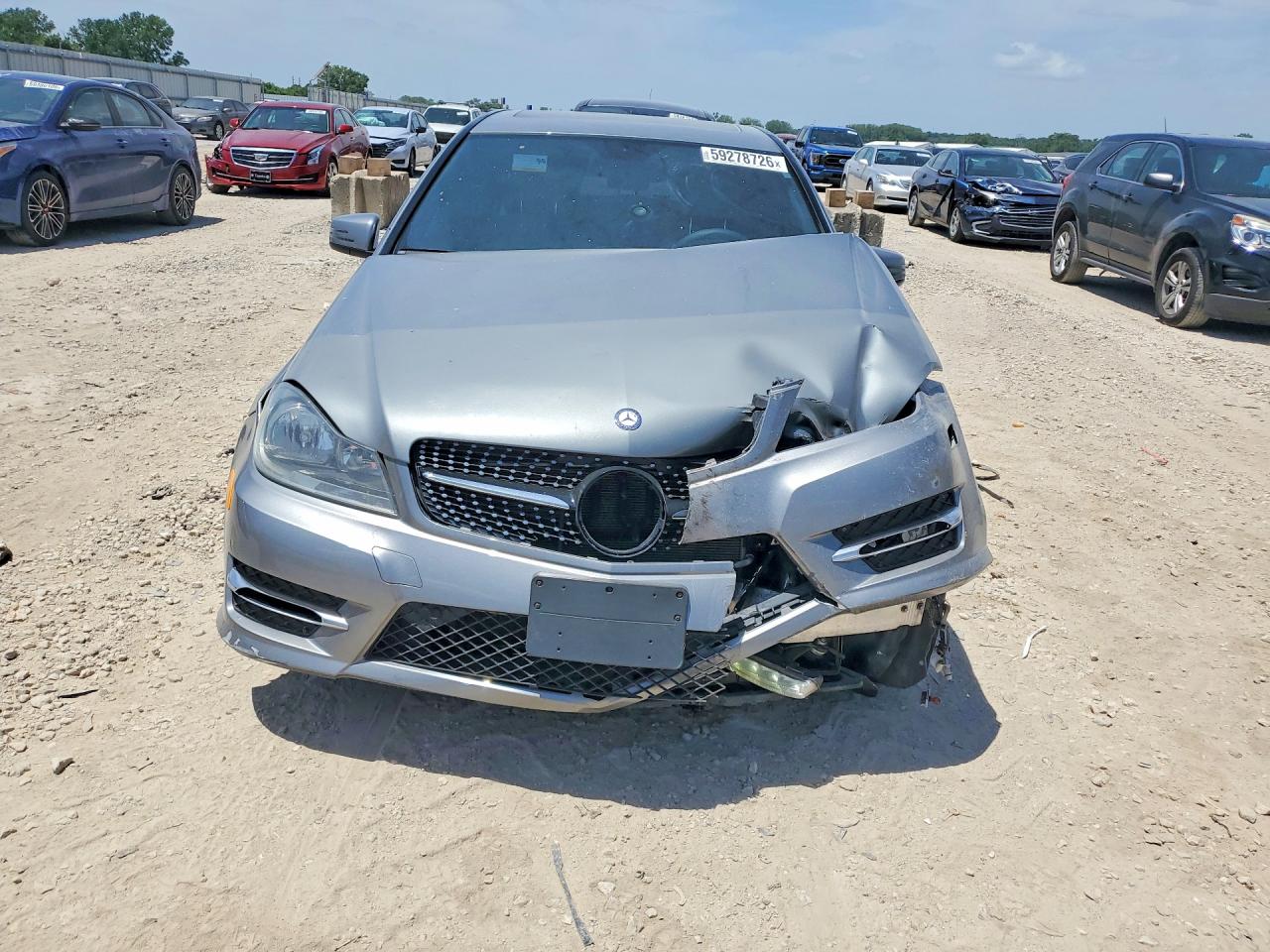 2013 Mercedes-benz C 300 4matic Gray vin: WDDGF8AB2DG150531