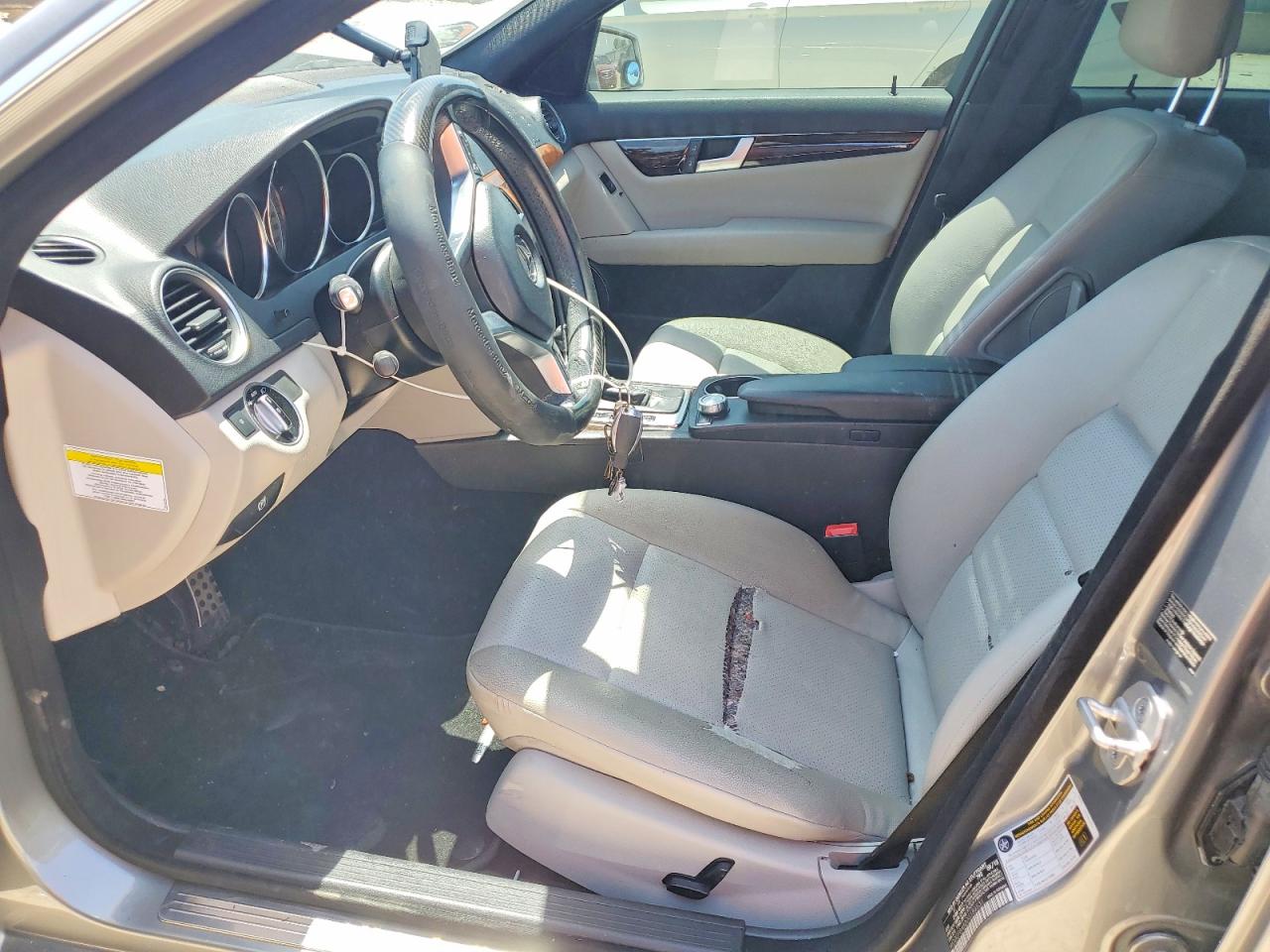 2013 Mercedes-benz C 300 4matic Gray vin: WDDGF8AB2DG150531