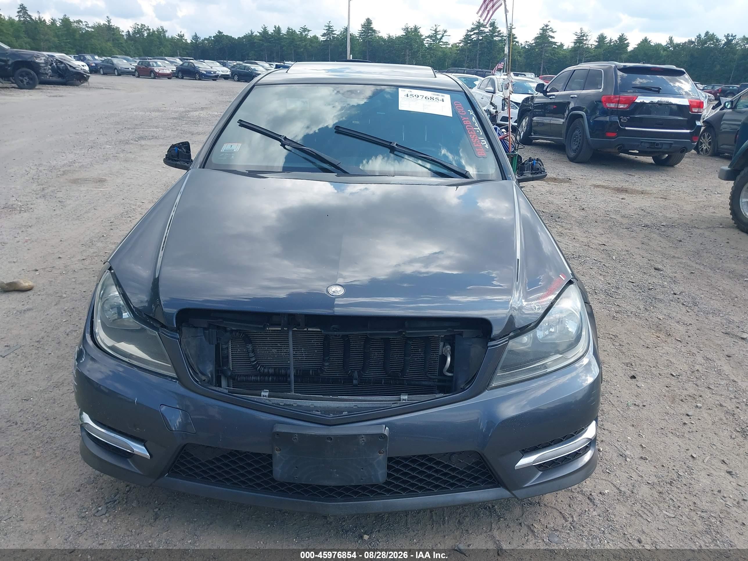 2013 Mercedes-benz C 300 Sport 4matic Gray vin: WDDGF8AB2DR248737