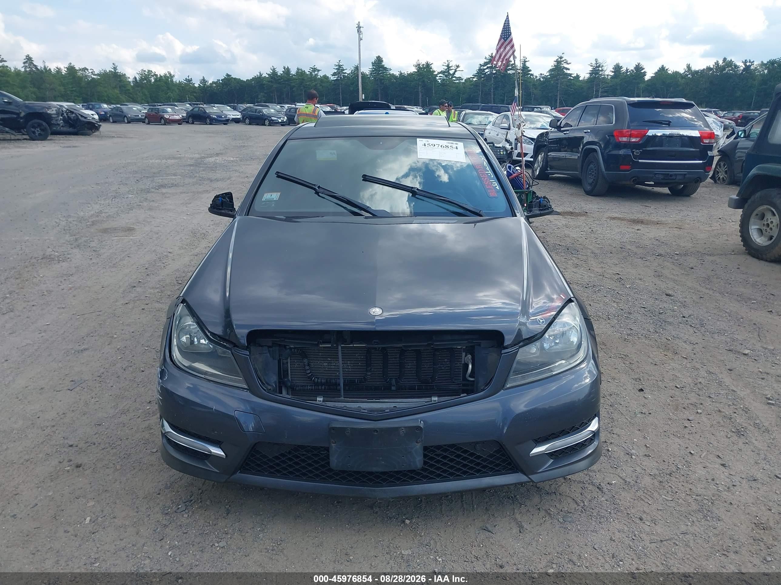 2013 Mercedes-benz C 300 Sport 4matic Gray vin: WDDGF8AB2DR248737