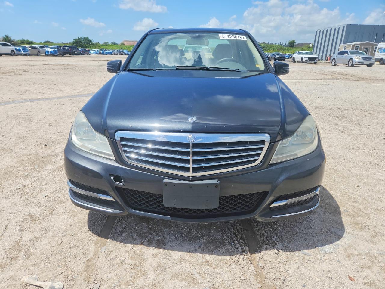 2013 Mercedes-benz C 300 4matic Black vin: WDDGF8AB2DR263285
