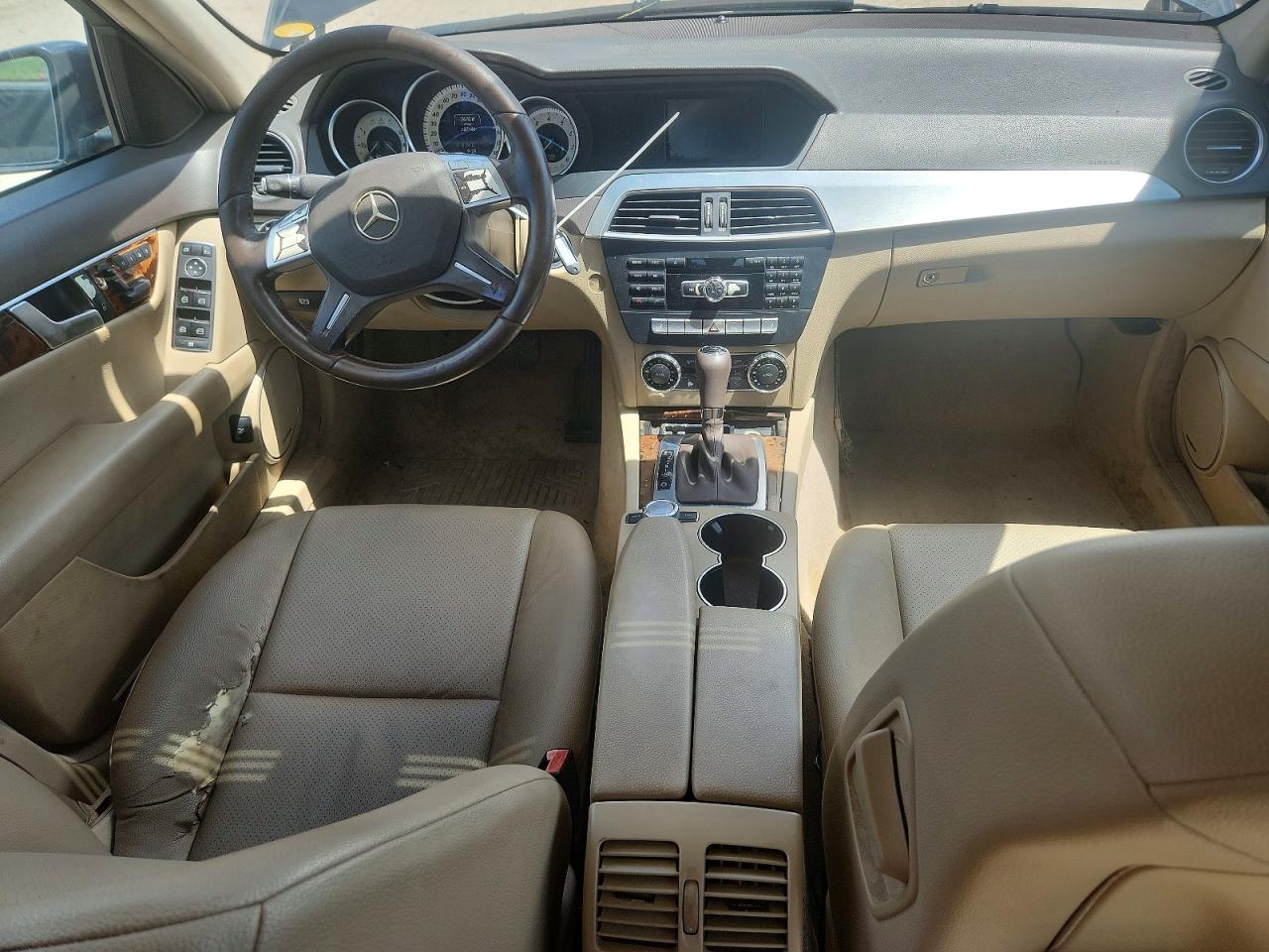 2013 Mercedes-benz C 300 4matic Black vin: WDDGF8AB2DR263285