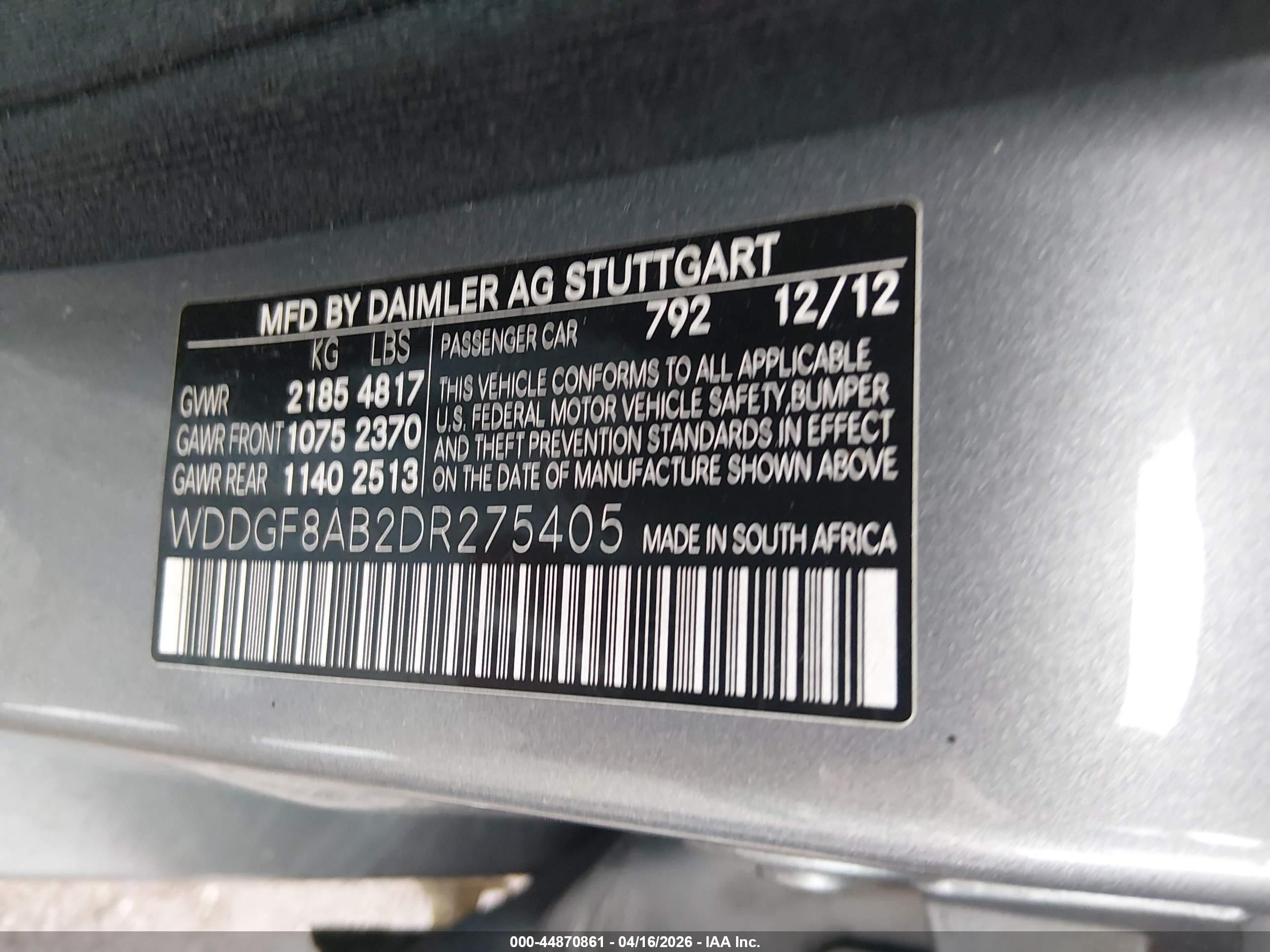 2013 Mercedes-benz C 300 Sport 4matic Gray vin: WDDGF8AB2DR275405