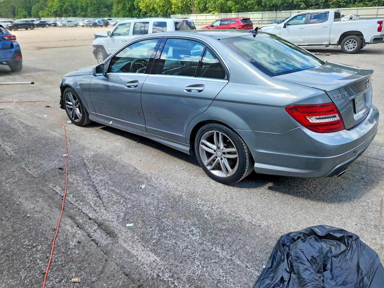 2013 Mercedes-benz C 300 4matic Gray vin: WDDGF8AB2DR277249