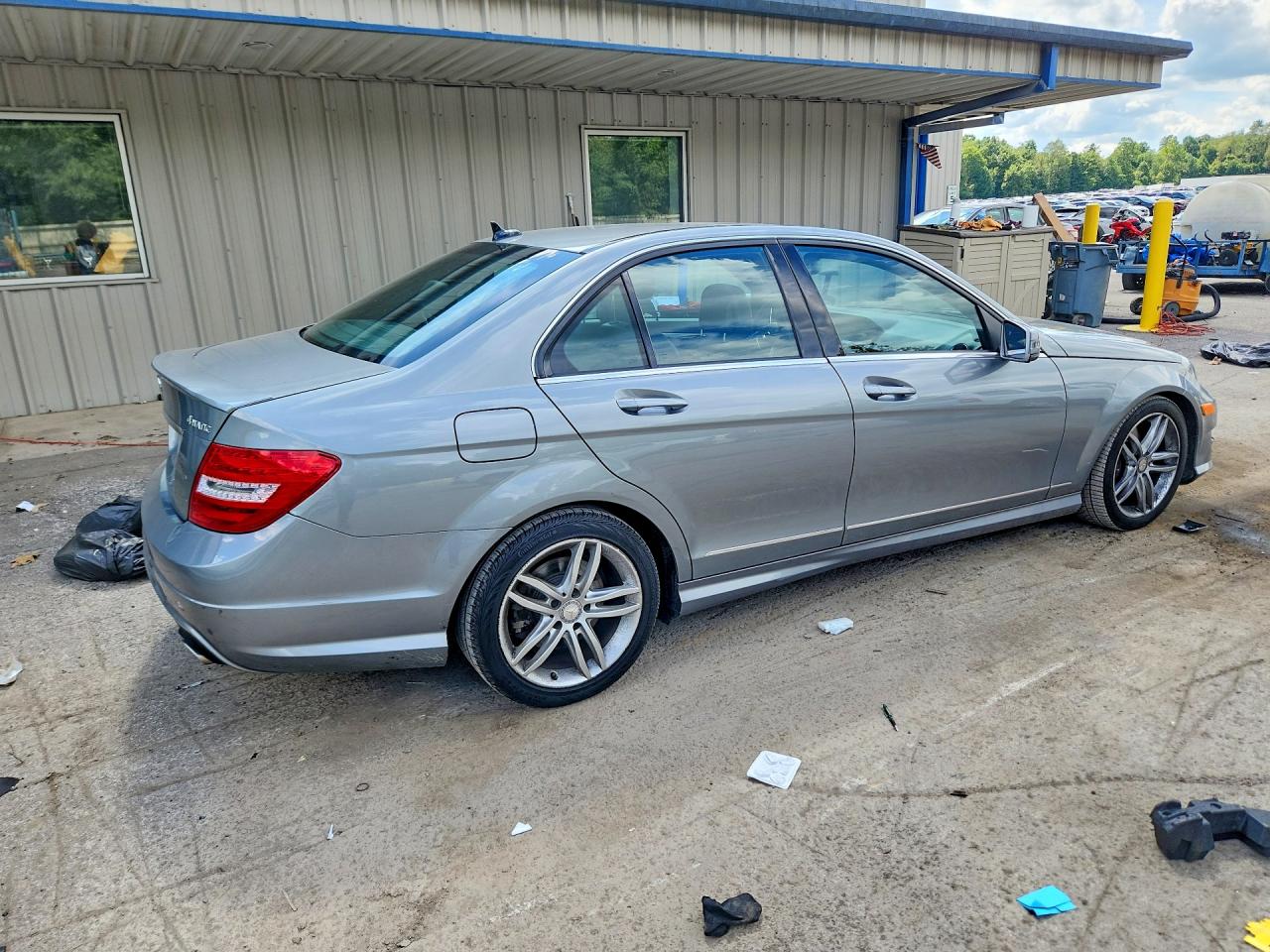 2013 Mercedes-benz C 300 4matic Gray vin: WDDGF8AB2DR277249