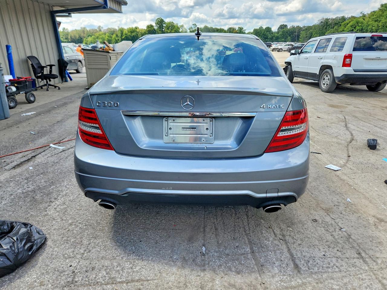 2013 Mercedes-benz C 300 4matic Gray vin: WDDGF8AB2DR277249