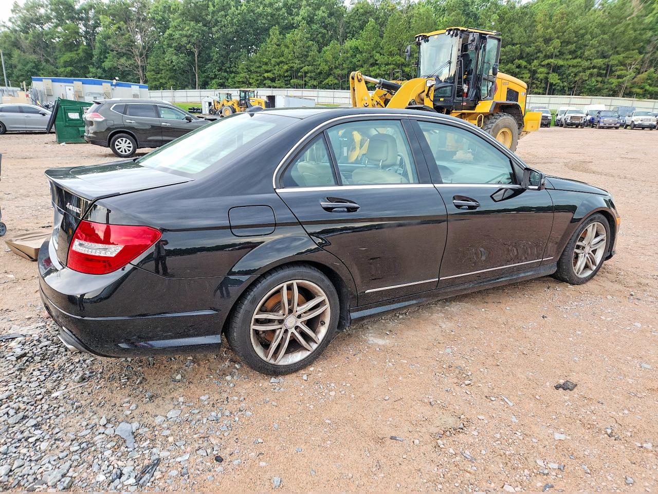 2013 Mercedes-benz C 300 4matic Black vin: WDDGF8AB2DR279129