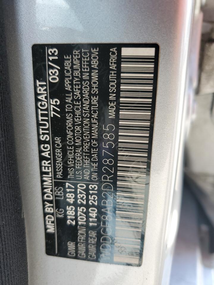 2013 Mercedes-benz C 300 4matic Silver vin: WDDGF8AB2DR287585